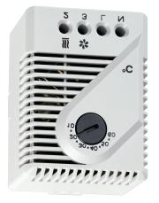 mechanischer Thermostat FZK 011 Einstellbare Temperatur Wechselkontakt Hohes Schaltvermögen Thermische Rückführung Klemmen leicht zugänglich Clip-Befestigung Der mechanische Thermostat wird zur