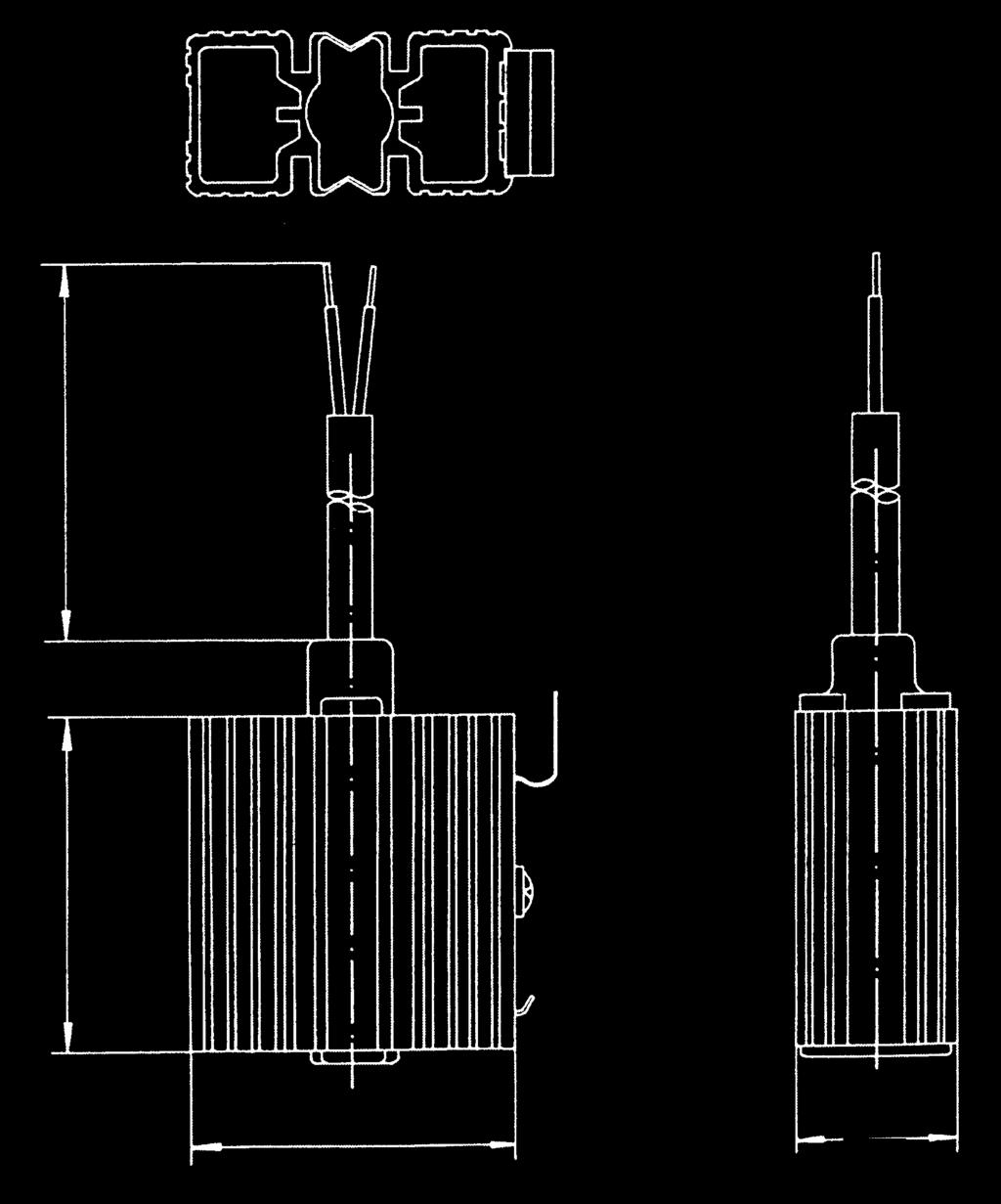 Klein-Halbleiter- Heizgerät Serie HGK 047 Dynamisches Aufheizen Energiesparend Selbstregelnd (PTC) Temperaturbegrenzend Clip-Befestigung Klein-Heizgeräte werden in Kleingehäusen und Klemmkästen