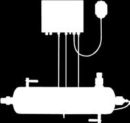 Lieferumfang: Elektropoliertes Edelstahlrohr mit Hochleistungs-UV-Strahlern, 2 Spül- / Entleerventilen, 2 Wasserzählerverschraubungen, Durchflussbegrenzer, kalibriertem UV-C-Anlagensensor nach W