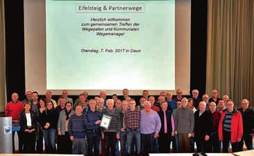 Aus dem Hauptverein Daun. Auf gute Resonanz stieß das diesjährige Treffen der Wegepaten von Eifelsteig & Co.