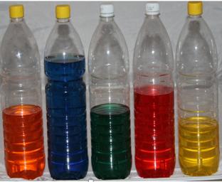 Unterkategorie Arbeitsauftrag/ Mögliche Messprozess erlernen Direktes Vergleichen von Repräsentanten In welcher Flasche ist mehr, weniger, am meisten, am wenigsten, gleich viel?