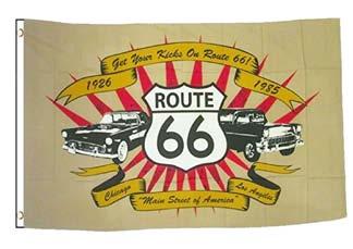 Flagge Route 66 (150 x 90 cm) / 3: