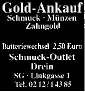 Kleinanzeigen-Markt Fon: 4 78 11 02, Fax: 478 11 12, E-Mail: anzeige@cronenberger-woche.