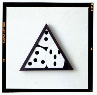 Dreieck (Schwarz, Weiss) Tischlerplatte,