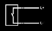 Ovalradzähler Flowal, Baureihe OR/OF/FW 8.4 Elektrischer Anschluss 8.4.1 Elektrischer Anschluss bei Impulsgeber ohne MFE Magnetfeldsensor NPN Magnetfeldsensor PNP Achtung!