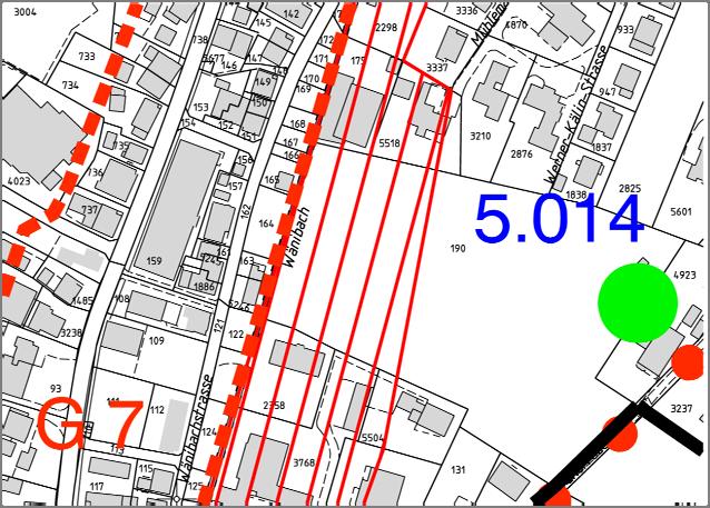 Landwirtschafts- und Schutzzonenplan heute Lage Einsiedeln, Wänibach Nr. KTN Grundeigentümer 5.