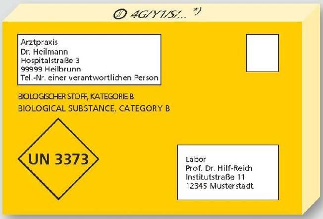 Seite 14 Nicht mit der Deutschen Post AG verschickt werden dürfen: Sendungen in das Ausland Ansteckungsgefährliche Stoffe der Kategorie A Ansteckungsgefährliche Stoffe der Kategorie B der