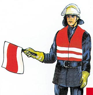 Warnkleidung: Feuerwehrangehörige müssen für andere Verkehrsteilnehmer frühzeitig und unverwechselbar erkennbar sein.