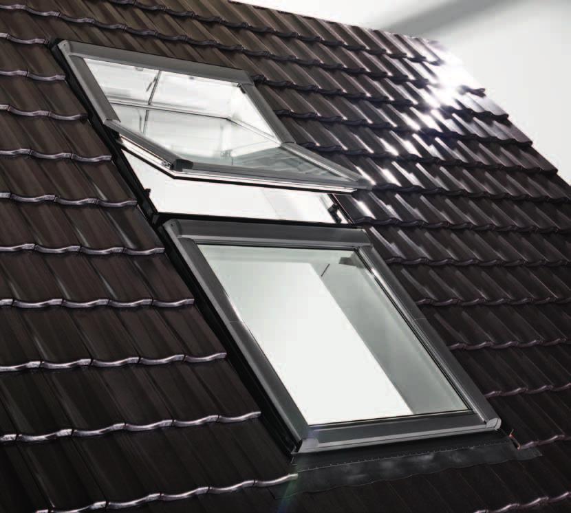 Designo R6 RotoTronic Intelligenz auf dem Dach Wohndachfenster mit