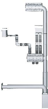 Wickelfalzrohr Zuluftverteilung Abluftsammlung Dämmrohr Abdeckgitter Design, Aluminium natur optional erweiterbar Abluftelement Systemkanal Zuluftelement Systemkanal Systemkanal Lüftungsgerät