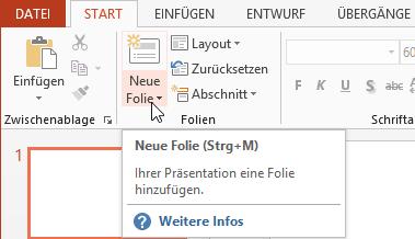 1.5 Hilfe erhalten Verschiedene Hilfefunktionen nutzen PowerPoint stellt mehrere Hilfefunktionen zur Verfügung, um das Arbeiten mit der App so einfach wie möglich zu gestalten.