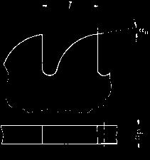 Ausführungen Designs D = a p = B = C = Sägeblattdurchmesser (mm) Schnittbreite (mm) Mittelbohrungsdurchmesser (mm) Flanschdurchmesser (mm) Diameter of saw blade (mm) Cutting width (mm) Diameter of