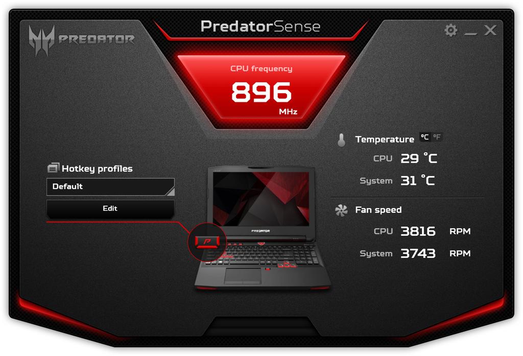PredatorSense - 41 P REDATORS ENSE PredatorSense ist ein Programm, das Ihnen hilft, einen Vorteil bei Ihren Computerspielen zu bekommen, indem es Ihnen nämlich erlaubt, Macros aufzuzeichnen und diese
