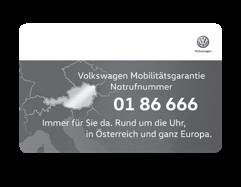 Die Volkswagen Mobilitätsgarantie inklusive bei Ihrem Neuwagen. Die Volkswagen TopCard optional für Ihren Neuwagen.