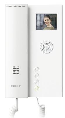 IP Video-Hausstation Der Anschluss der Ritto IP Video-Hausstationen erfolgt über den mitgelieferten IP Anschlussadapter, der problemlos in der UP-Schalterdose Platz findet.