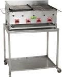 00 NA TP KG 400 V / 6 kw Grillplatte, 40 x 96 cm F05759 Tischmodell 1 Stk. 200.