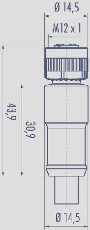 c. 4 = Widerstand 5 = 120 Ω Abschlussstecker M12x1, 5-polig,