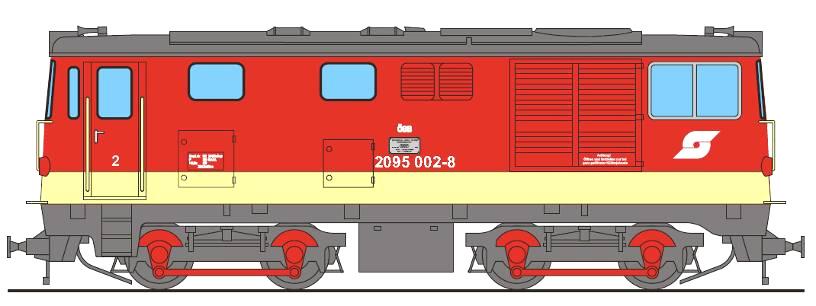 Passend dazu kann FERRO-TRAIN Ihnen nun auch die SLB-Varianten der Krimmlerwagen anbieten! 205-501 ÖBB 2095.