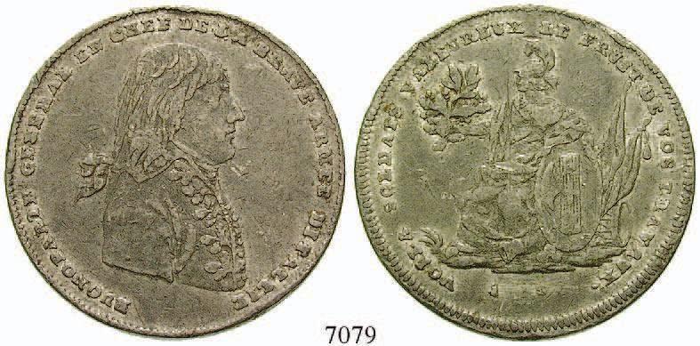 32,4 mm, 11,77 g. Julius 524 vgl. Rdf., ss 20,- 7073 Silbermedaille 1683. (v. M.H.