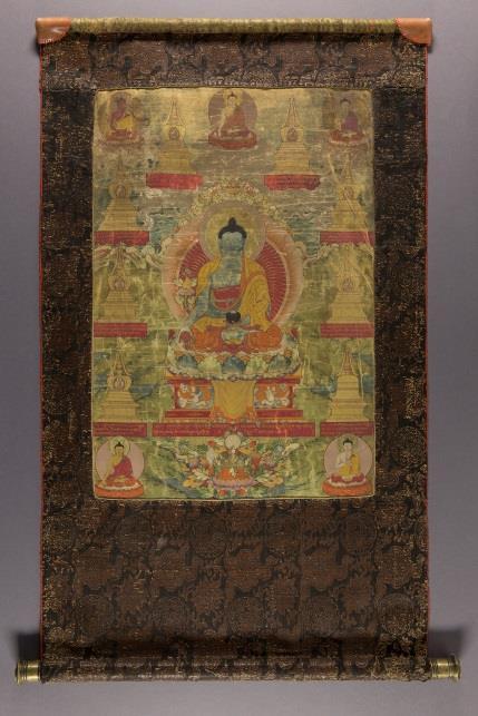 Medizin-Buddha, Bhaishajyaguru, 17. /18. Jh. P.