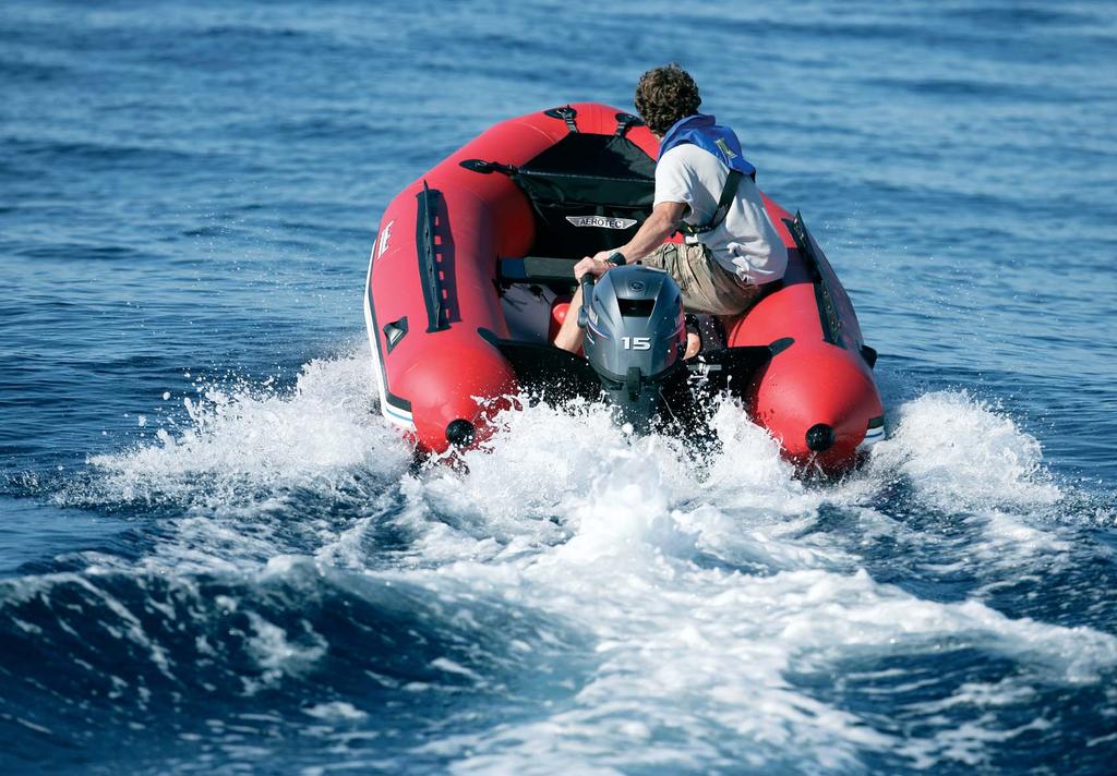 Aerotec Das Schlauchboot für Abenteurer Das sehr kompakt faltbare Aerotec ist im Handumdrehen einsatzbereit und wird Sie durch sein sportliches Verhalten auf dem Wasser und seine hervorragende