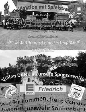 Freitag, 8. September 2017, Nummer 36 Amtsblatt der Gemeinde Sonnenbühl 11 Kinderferienprogramm Am Freitag, 09.09.2017 findet das Kinderferienprogramm in Undingen statt.