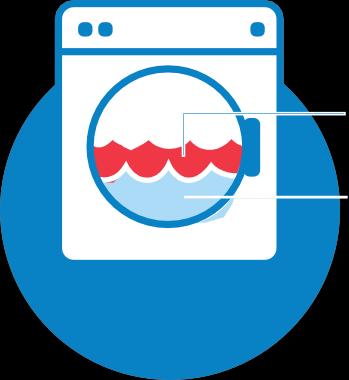 Sauerstoffbleiche Typische Maschine (20 kg Kapazität) Aquanomic Waschsystem