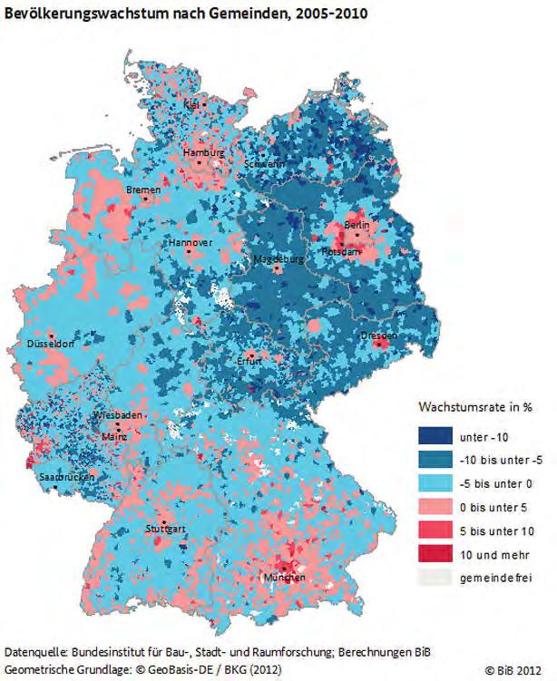 Gibt es den Demographischen Wandel in Baden-Württemberg? Ostwürttemberg schrumpft seit ca. 10 Jahren (Bev.