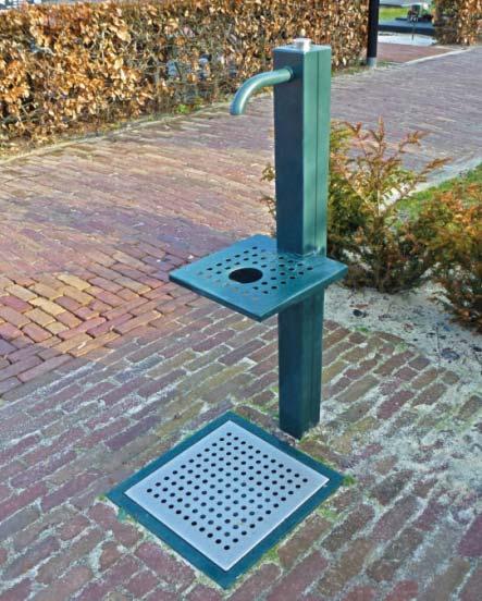 FROST Die Wasserzapfanlage FROST wurde extra für den Gebrauch auf Friedhöfen konzipiert.