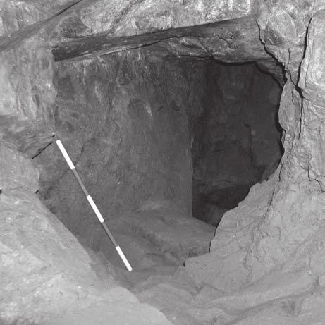 60. Háj (Slaninová jaskyňa). Gravettien-Klinge aus Radiolarit (Kaminská, 109). 1 2 Obr. 61.