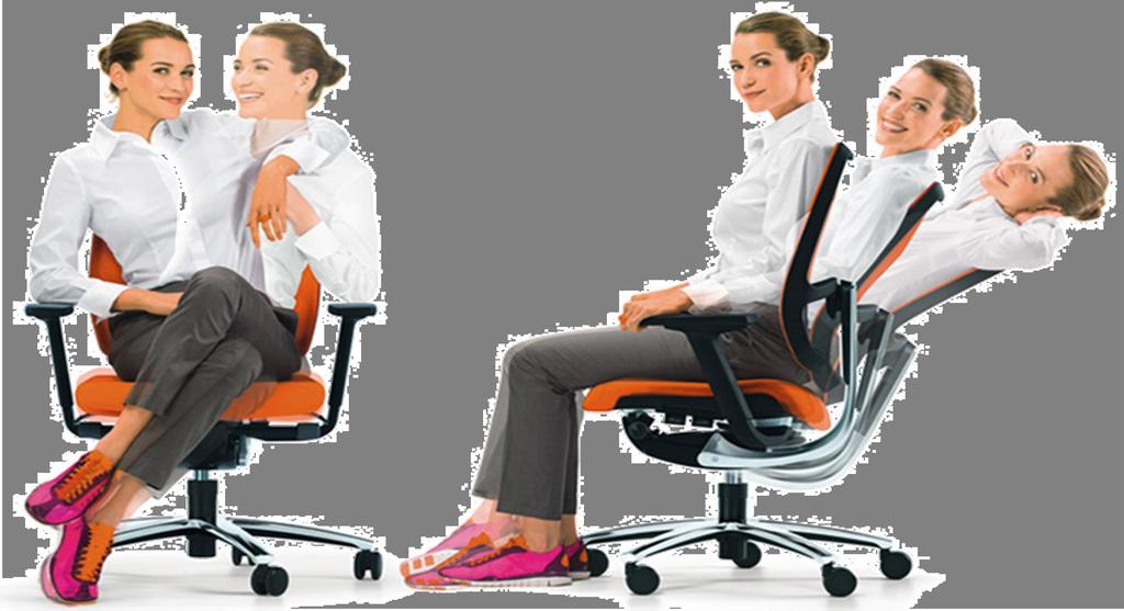 DYNAMISCHES SITZEN Dynamisches Sitzen beschreibt den Wechsel der Sitzpositionen und dem zeitweiligen Abstützen des Oberkörpers an den Armlehnen.