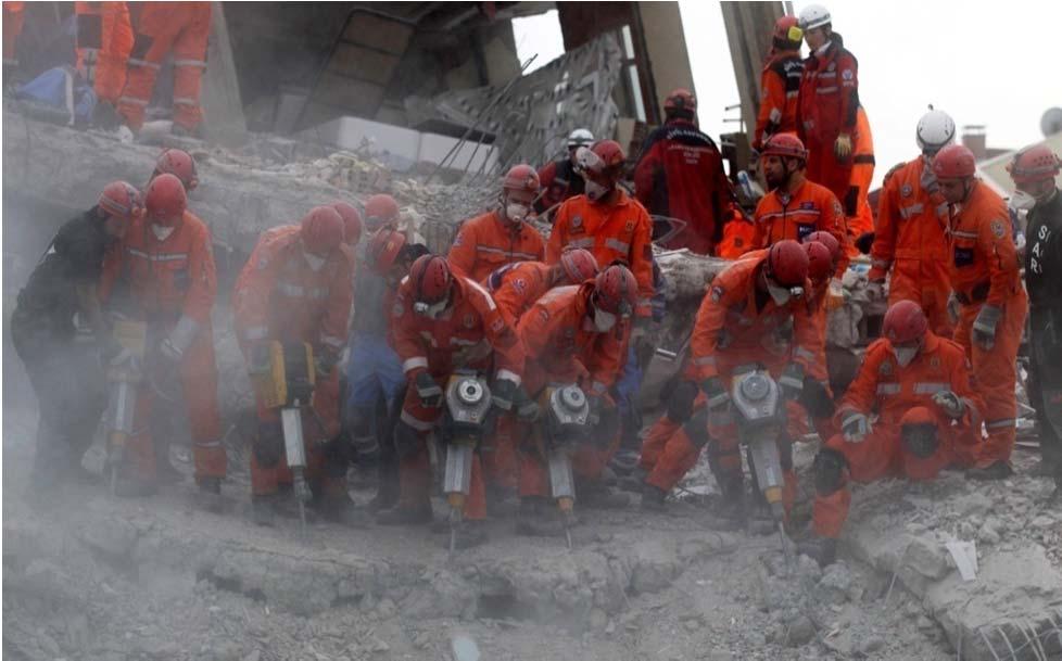 Rentals) 2011: Einsatz nach Erdbeben in Türkei mit Wacker Neuson Aufbruchhämmern Beste