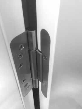 Unsere Objekttürbänder der Design-Serie KaulsTECH verfügen über einen Rollendurchmesser von Ø16 und besitzen verschweißte sowie geschliffene Rollenenden.
