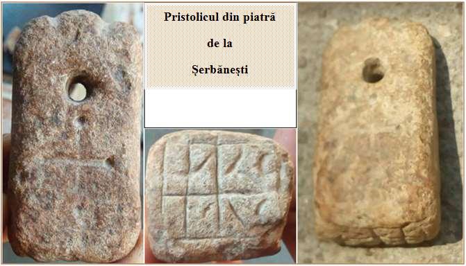 Pristolnicul din piatră de la Șerbănești Aurică IVAȘCU Cu puțin timp în urmă, făceam câteva dezvăluiri inedite referitoare la anumite descoperiri din neolitic făcute de anumiți localnici pe
