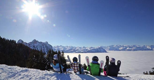 Sattel-Hochstuckli. Rundum mehr Winter erleben. Eingebettet in der voralpinen Landschaft bietet das Familien-Skigebiet Sattel-Hochstuckli attraktive, bestens präparierte Pisten.