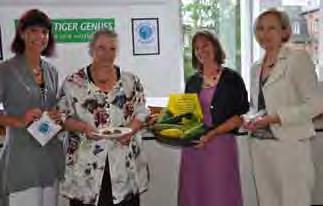 Würzburger Friedenspreis wurde für Öko-Engagement verliehen (von links): Petra Haas-Weiglein, Gerda Will, Steffi Kieckbusch und Barbara Keller von der Kitzinger Initiative Frauen für die Vielfalt