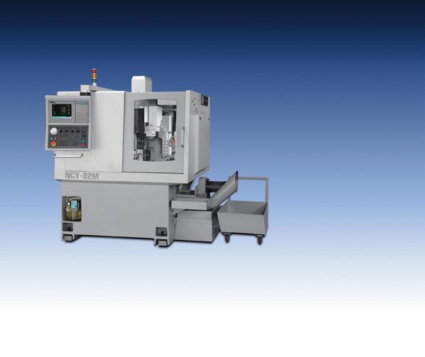 LINETEC NCY-32M Produktions-CNC-Drehzentrum für Stangenbearbeitung mit beweglicher Spindel Grundaufbau X-Achsen-Servomotor Gewichtsausgleich für Y-Achse