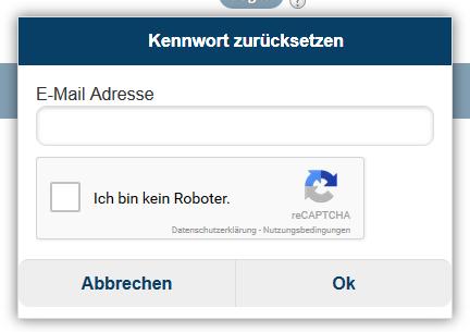 Login vergessen?