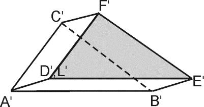 Die Koordinaten der Eckpunkte sind: A ( 4 0), B(7 6 4), C( 4), D( 5 4 ) Die nebenstehende Abbildung des Prismas ist nicht maßstäblich.