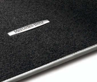 Interieur Innenraumveredelung schwarz 03 kristallgrau 03 04 05 Mercedes-Benz Fußmatten Fußmatten müssen sich ihren Stern in zahlreichen Tests verdienen: Lange Haltbarkeit, dauerhafte
