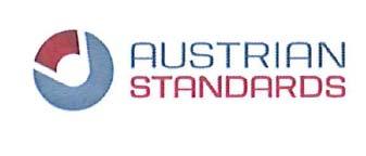 Verfahren für den Nachweis der Normkonformität Austrian Standards plus GmbH als Zertifizierungsstelle ÖNORM B 2506-3 geprüft