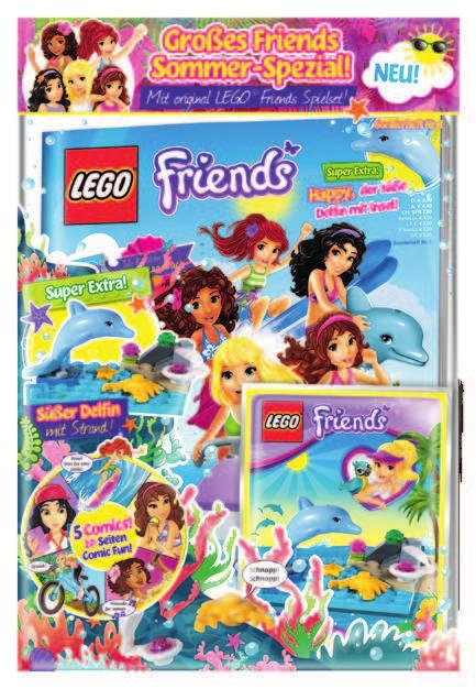 Als Extra ist ein Original LEGO FRIENDS Spiele-Set enthalten.