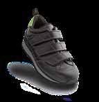 OHIO Sneaker mit Klettverschluss, aus Glattleder und perforiertem Glattleder, mit atmungsaktivem Textil gefüttert,