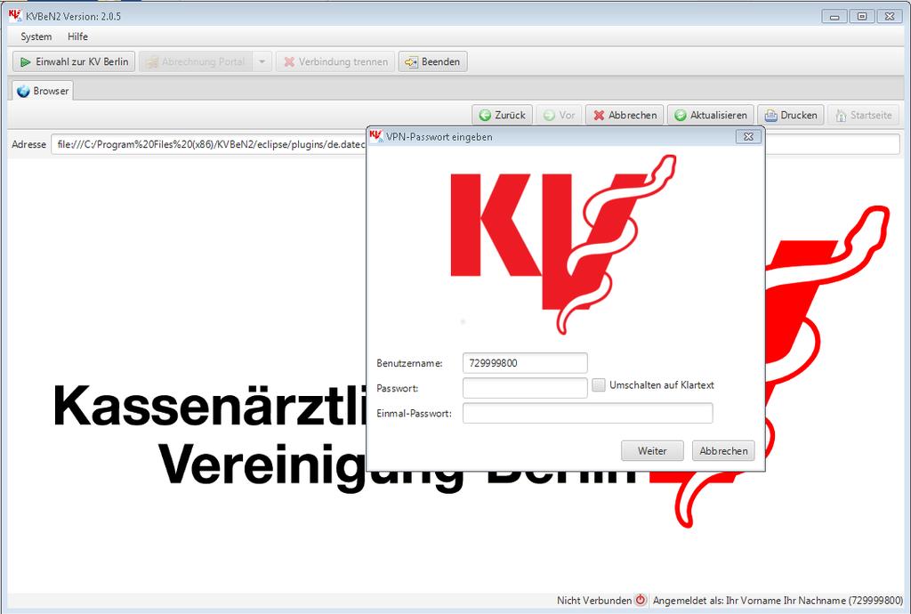 Neues Programm + = KV-FlexNet Berlin 09.05.