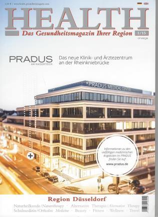 Der Messekatalog Ihr Basis-Katalogeintrag erscheint in einem Sonderteil der Premierenausgabe des regionalen Gesundheitsmagazins HEALTH Ruhr Mitte.