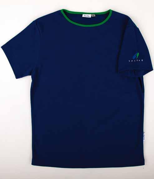 Farbe: Weiss. Industriell waschbar bis 60 C. 5 SP0305 T-Shirt Spitex, unisex.  Farbe: Marine.