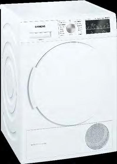 12 WÄSCHEPFLEGE Trocknen A A bis G + WTF 130 WPM* Waschtrockner, Jahresenergieverbrauch/Jahreswasserverbrauch: 896 kwh / 18.000 l (waschen, schleudern, trocknen). A. Thermo-Schontrommel für 1-7 kg Wäsche.