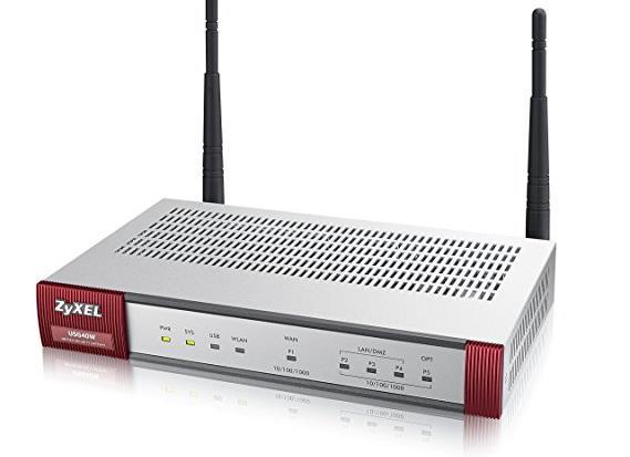 USG 40 Firewall bis zu 20 Arbeitsplätze 400 Mbit/s FW / 100 Mbit/s VPN / 50 Mbit/s UTM USG 40W Firewall