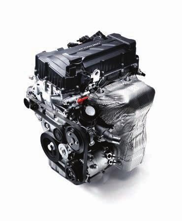 Der e-xgi-160-benzinmotor liefert bis zu 94 kw bzw. 128 PS/6.