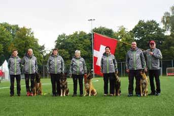 Die maximale Zeit für das Training war mit 5 Minuten pro teilnehmendem Hund kalkuliert und wurde von den Organisatoren beaufsichtigt.